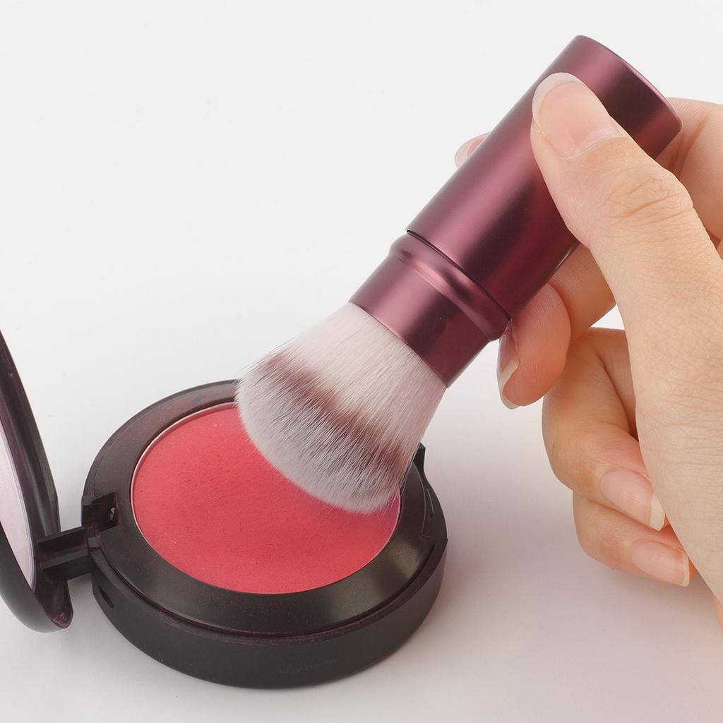 Retractable Brush Makeup Brush Powder Blusher Powder Brush Mini Multi-function Portable With  Handle