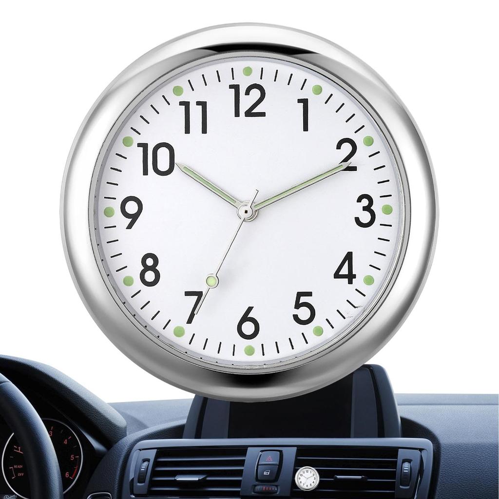 Car Watch Stick-on Car Dashboard Mini Mini Luminous Car Vent Clock Dashboard Watch Car