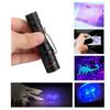 Compact Extendable Focus Adjustable Led Uv Light For Makeup Baby Gear Fluorescent Check Mini Uv Flashlight