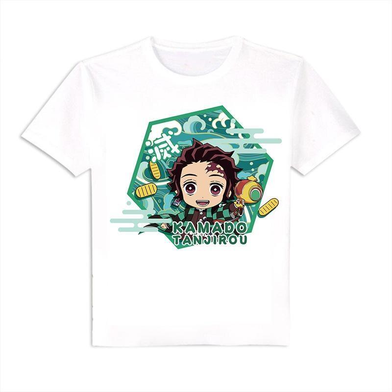 

Qversion Ghost Slayer Blade Loose You Bean Stove Door Charcoal Jiro Anime Peripheral Printed Unisex and Womens New Short Sleeves 3XL
