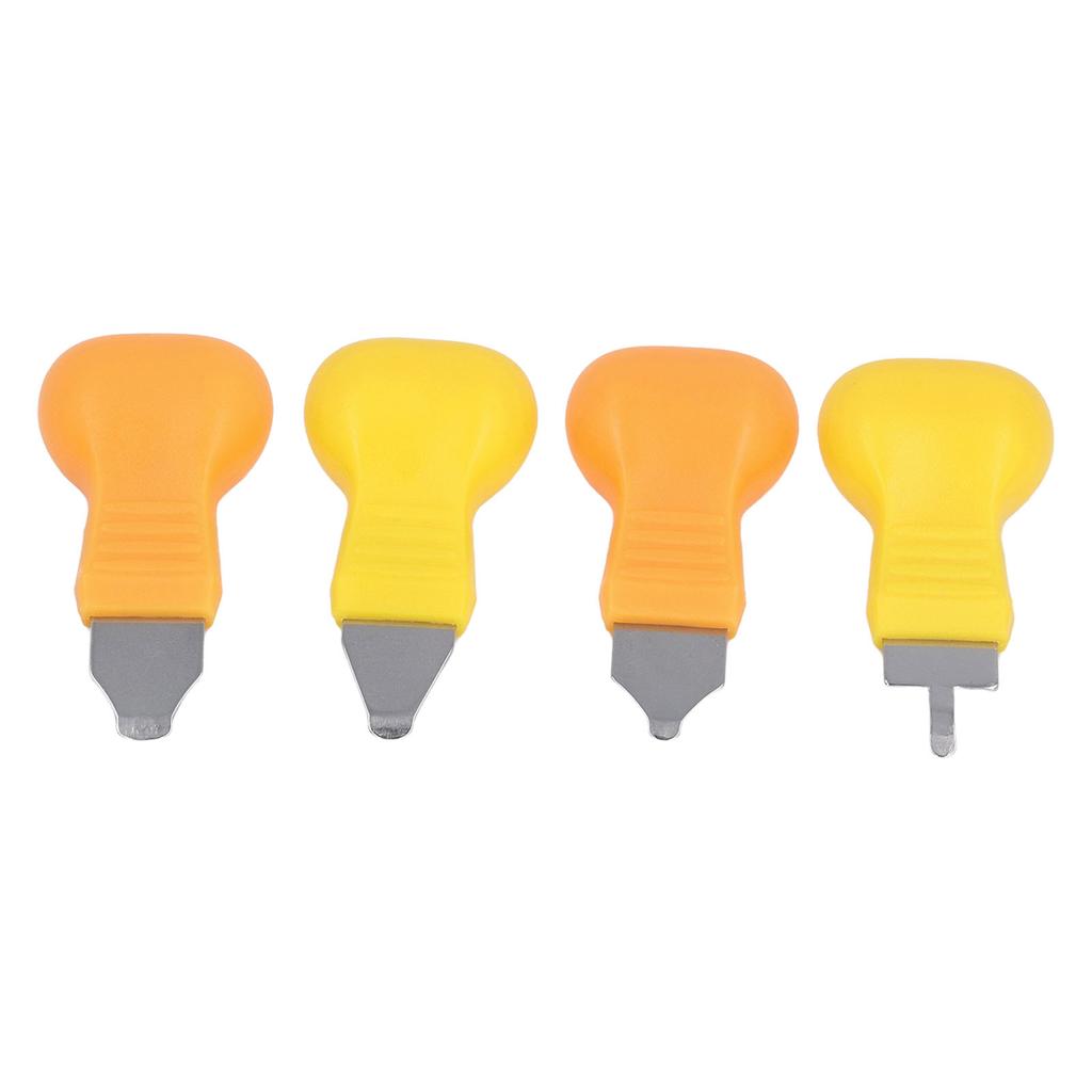 4Pcs Watch Back Case Cover Opener Pry Style Watch Battery Replacement Tools for Repair Maintenance