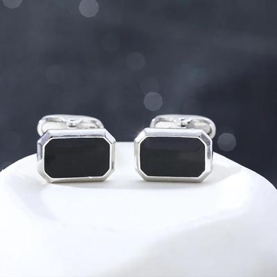 1Pair French Square Cufflinks  Men'S Business Banquet Suit Shirt Cuffs Buttons Luxury Wedding Cuff Links Gifts