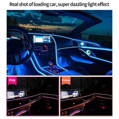 Creative Car Ambient Cold Light Light Decorative Auto Flexible Interior Dash Board Console LED Decoration