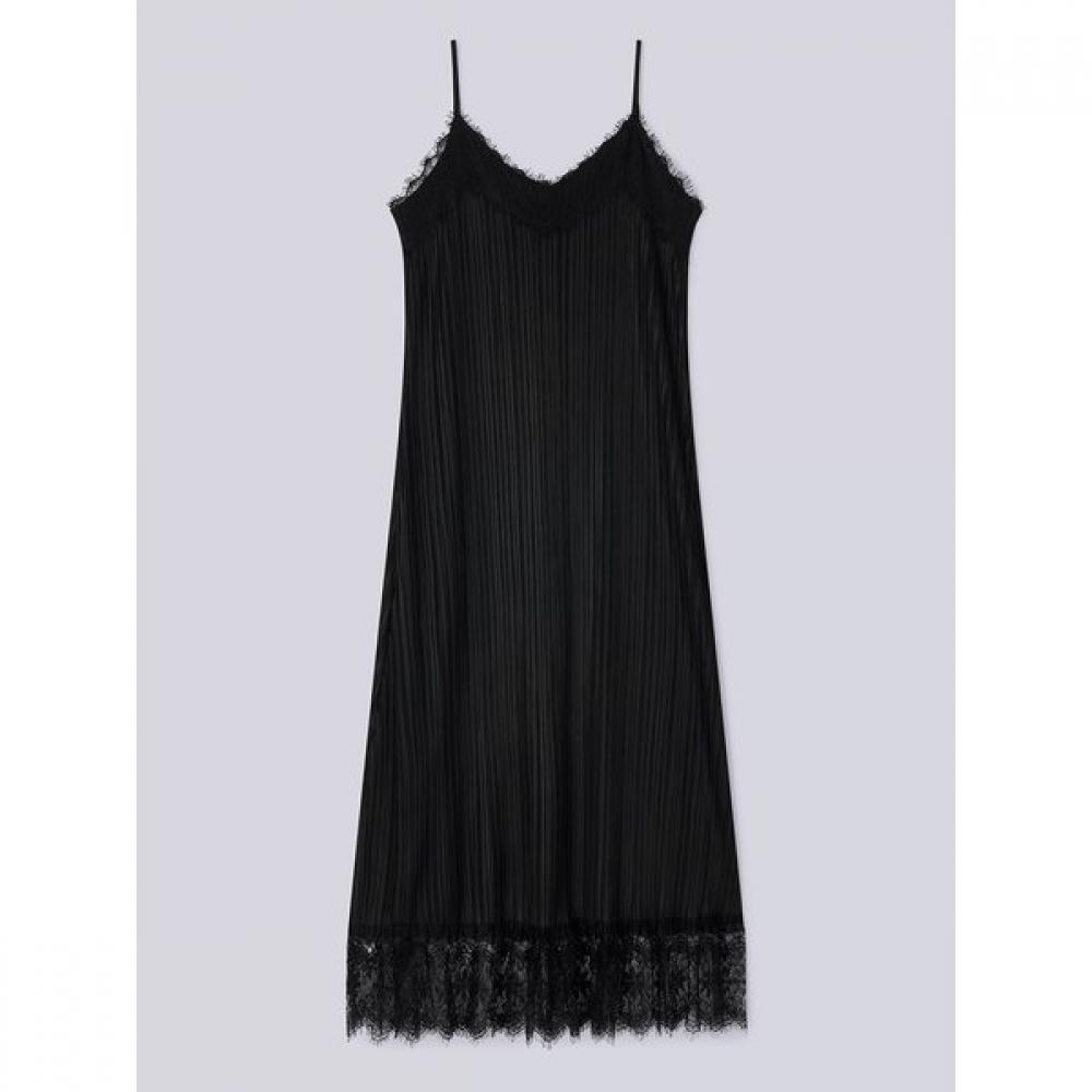 Pleats Mood Pleats Lace Slip Dress
