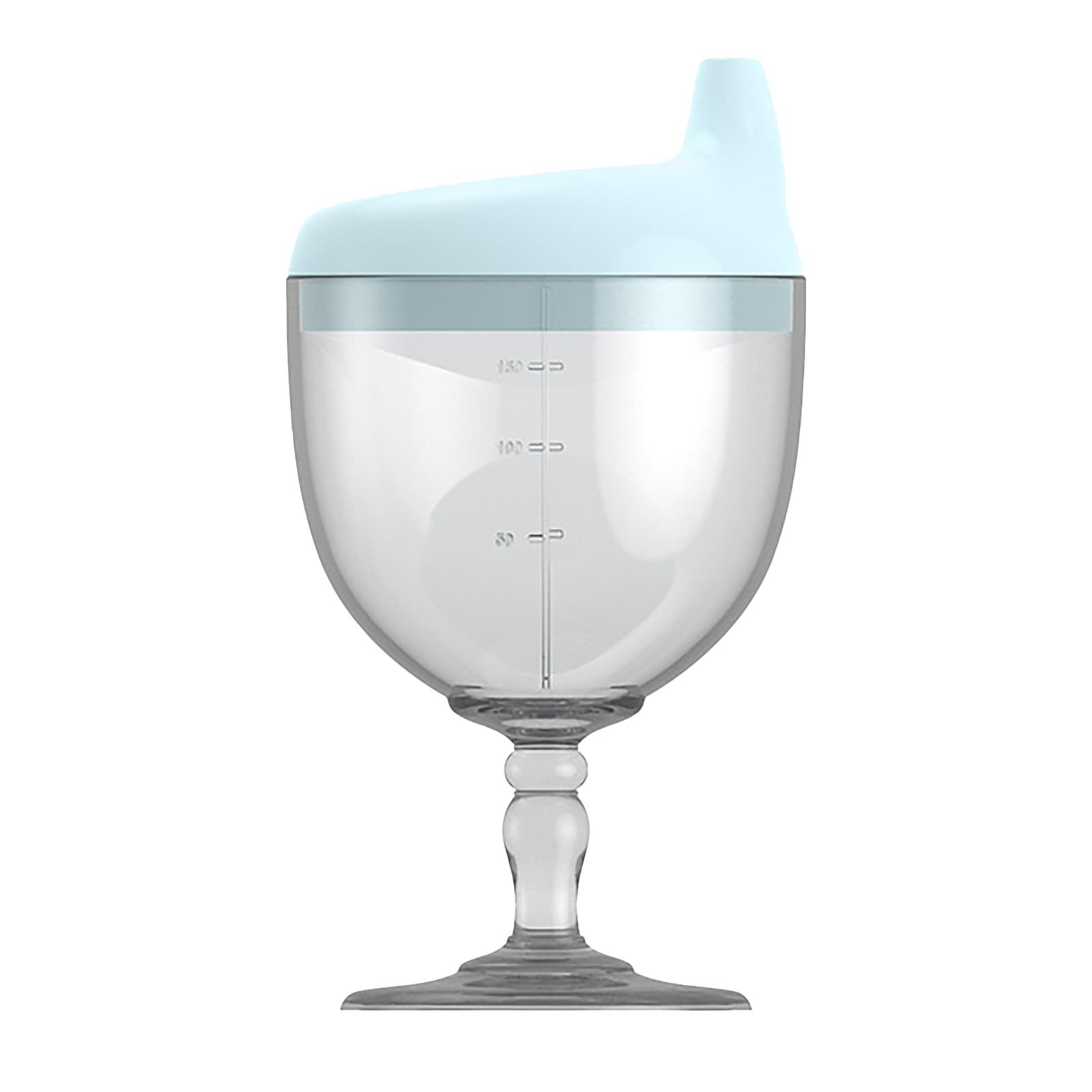 

Детский бокал-непроливайка для младенцев, поильник для младенцев, бокал для вина, поильник для кормления малышей, дети учатся кормить детей, бутылочка для питья синий