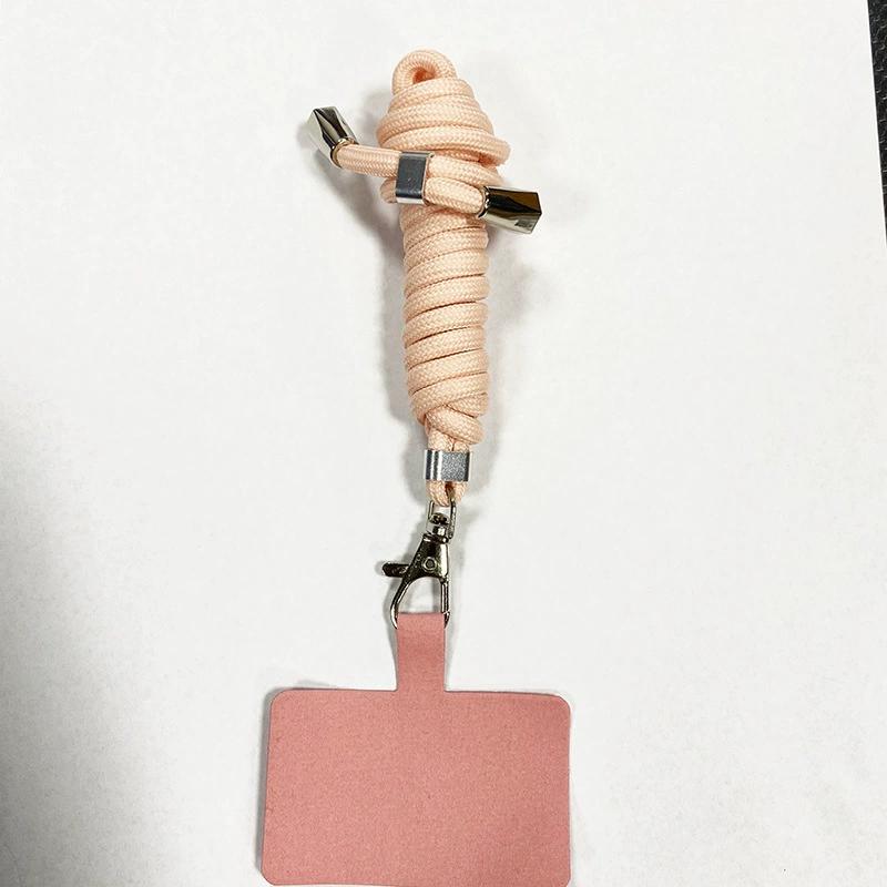 NEW Adjustable Phone Lanyard Detachable Neck Cord Lanyard Strap Carabiner Compatible Pendant With Card For Mobile Key Fob Colors