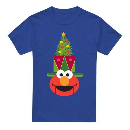 Sesame Street Unisex Adult Elmo Nutcracker Christmas T-Shirt
