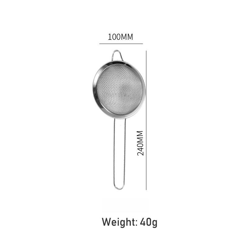 1 Pcs Quality Fine Mesh Stainless Steel Strainers with Resting Ear Design And Handle for Kitchen Rice Juice Soy Milk Hot Pot