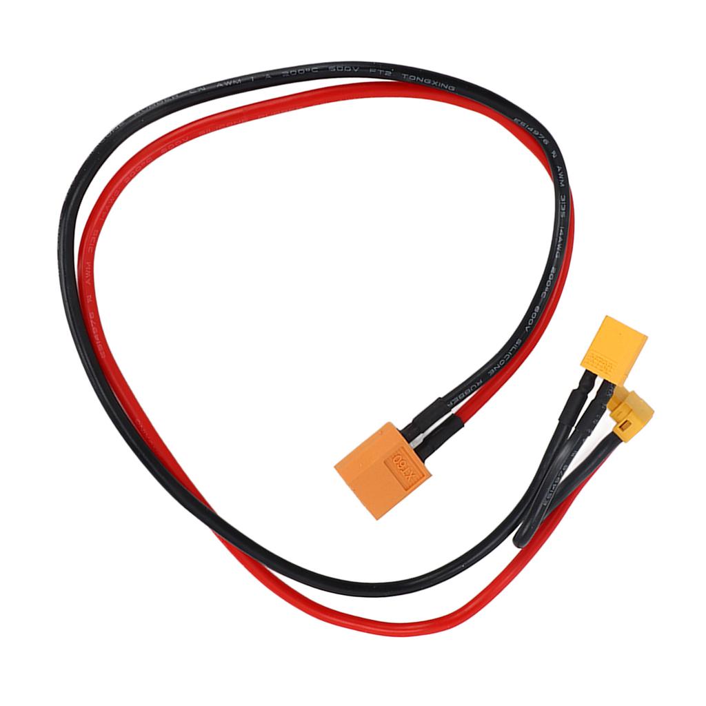 Adaptador de Cable AWM14 Silicona Ignífugo XT60 Hembra a XT30 Curva de 90 Grados Adaptador Cable de Conversión para