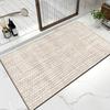 Diatom mud floor mat wabi wind bathroom non-slip mat toilet door absorbent mat