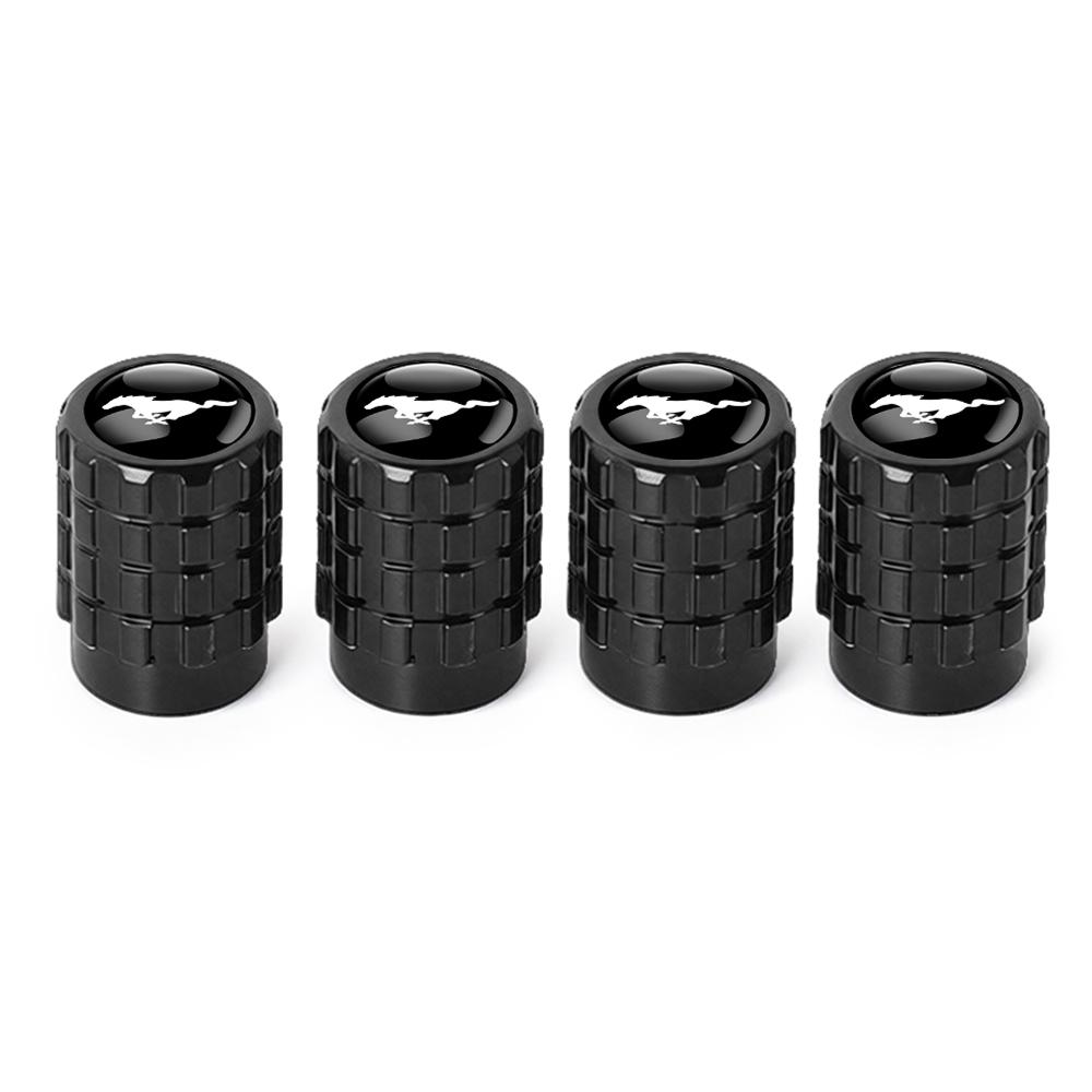 TRR400-4Pcs For Ford Focus Kuga Mondeo Ranger Fiesta Mustang ST Shelby Fusion Edge Car Styling Wheel Valve Caps Stem Cover Accessories