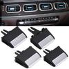 For Mercedes GLE Chrome Plated Outlet Shutter Car Interior Upgrades Vehicle Air Adjustment PC And ABS Material