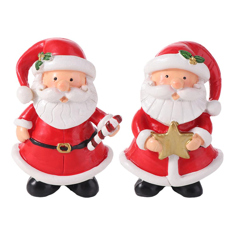 Funny Santa Claus Statue Creative Miniature Sculpture Micro Landscape Santa Claus Figurine  Gift
