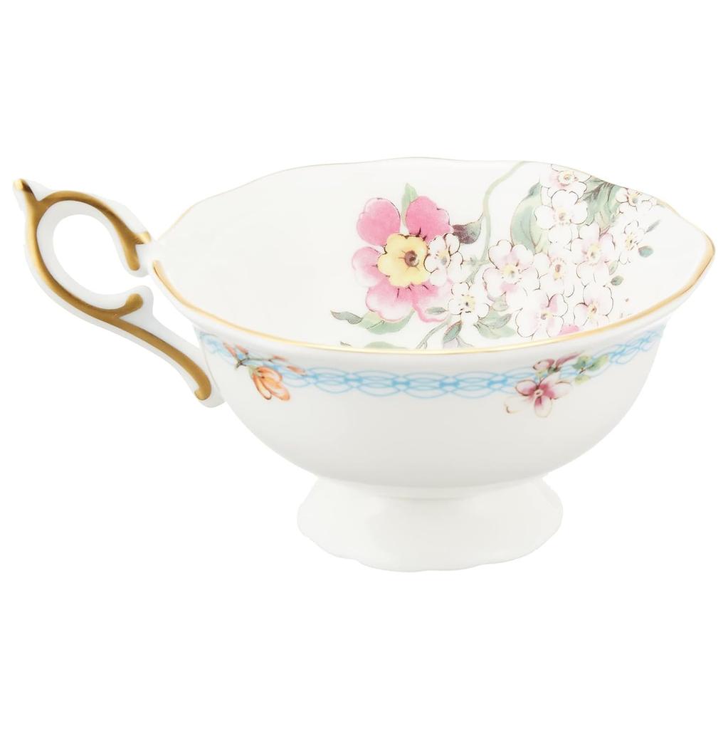 Official Gift Wanderlust Apple Blossom Tea Cup Saucer 180ml Tableware Christmas Present Wedding Gift Housewarming Gift aW40024024 Regular Import