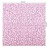 7Pcs Cotton 7 Styles Pink Floral Precut Cotton Squares  Dorm Decorative Bedding Making