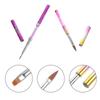 Nail Salon Pen Brushes for Painting Nail Art 2Pcs Pack