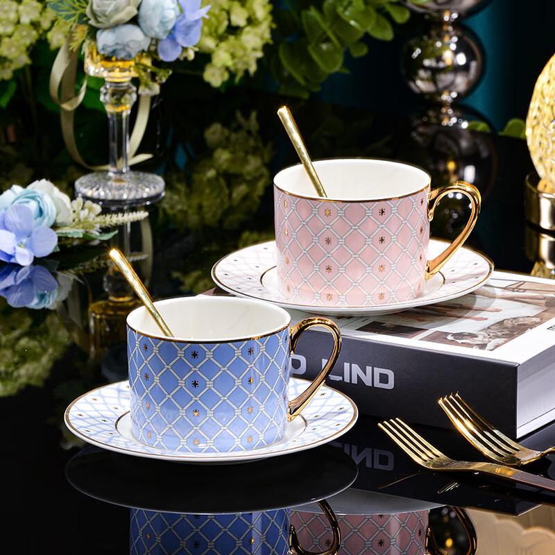 Tang Hui STAR Series Light Luxury Bone China Coffee Cup Set