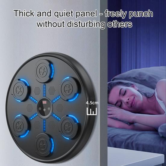 Smart Musik Boxziel Bluetooth-kompatibel 5.0 Wandmontierte Boxmaschine mit LED-Anzeige 9 Modi Boxhalterung