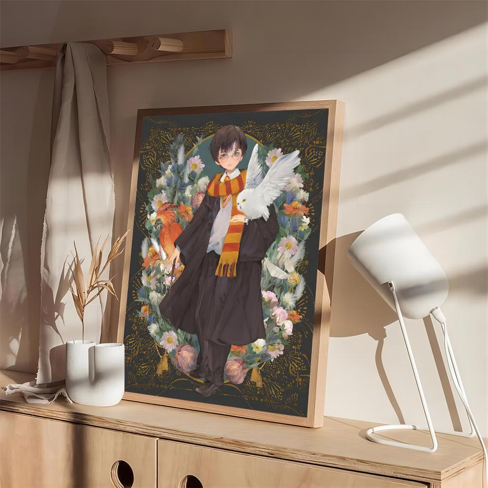 Wizarding World Yume Fantasy Anime Whitepaper Poster HD Qualität Poster Wandkunst Gemälde Arbeitszimmer Wanddekoration