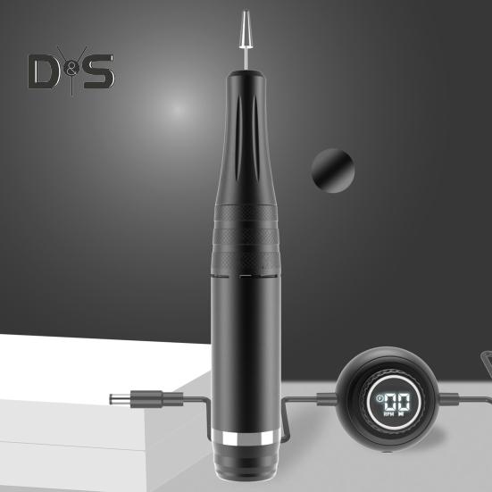 Polizor electric de unghii cu 6 atașamente Instrument de manichiură USB pentru unghii și unghii de la picioare Mașină de unghii de mare viteză 35000RPM pentru uz casnic și în salon