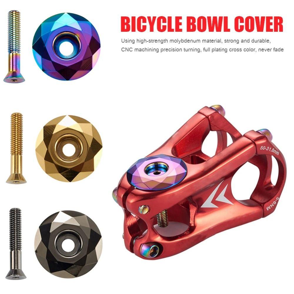 Cycling Parts Bicycle Headset Spacers Aluminum Zinc Zinc Alloy Bicycle Grip End Cap  Biking Accessories