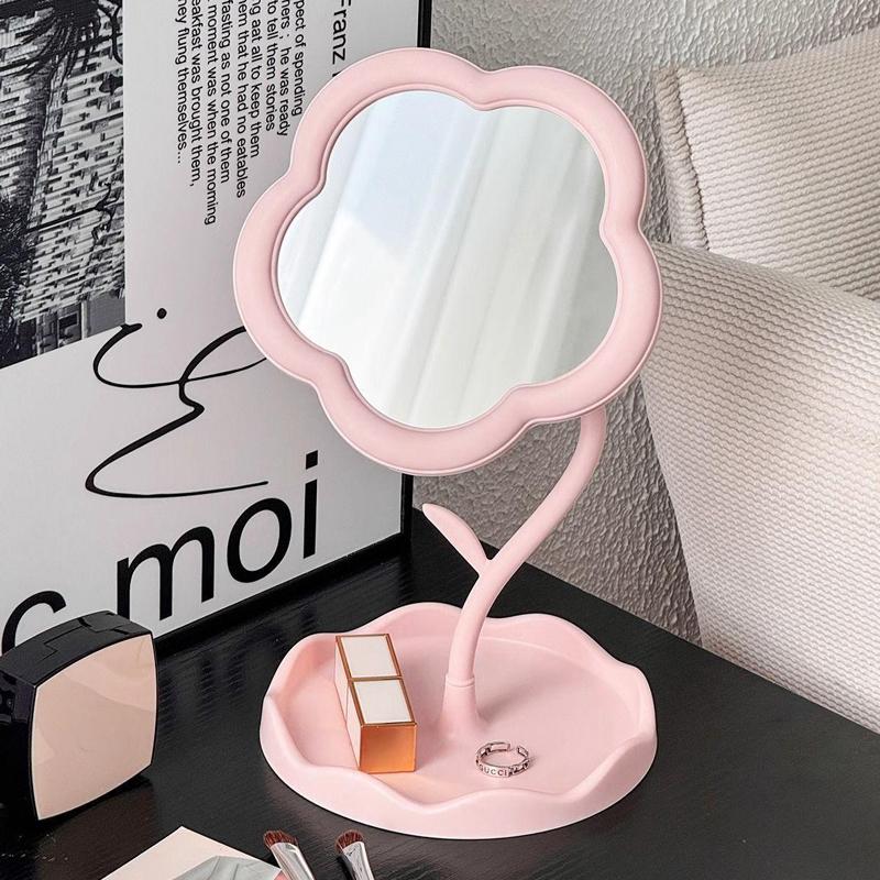 Desktop Sunflower Makeup Mirror Creative Dormitory Desktop High Value Bedroom Mirror Home Decoration Mirror