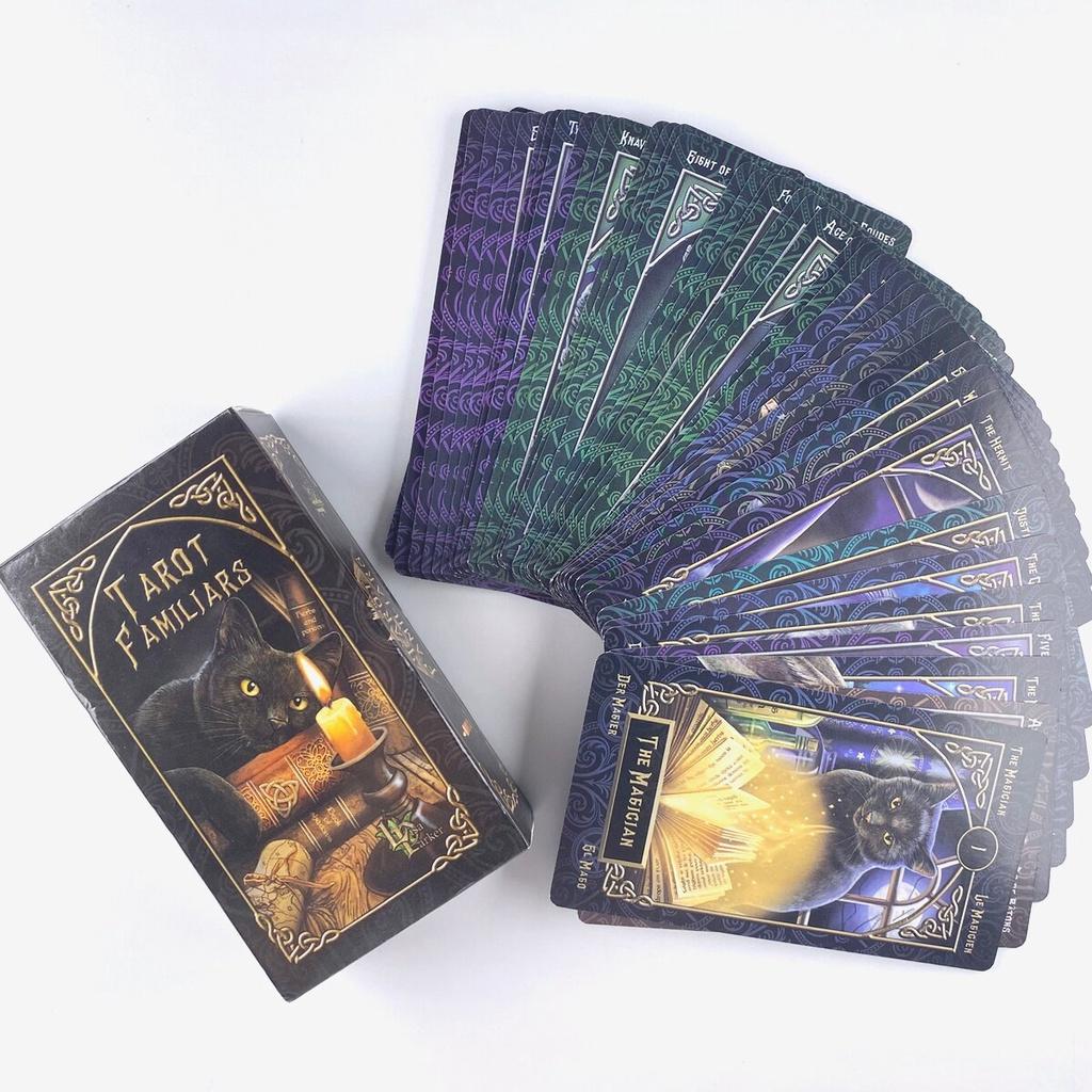Familiars Tarot Deck Leisure Party Board Game Fortune-telling Prophecy Oracle Cards