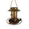 1PC Outdoor Solar Courtyard Lights Iron Bird Feeders Creative Hanging Landscape Camping Lights Feeding Supplies