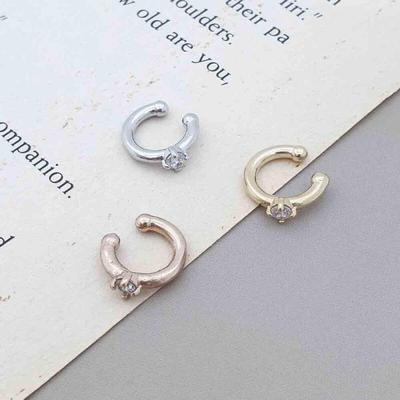 Mini Me Cubic Simple Ring Ear Cuff (1 Pc)