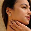 Cubic Zirconia Huggie Earrings 14k Gold Plated Tiny Earrings Small Huggie Hoop Earrings Simple Lightweight Hoops Gift for Women