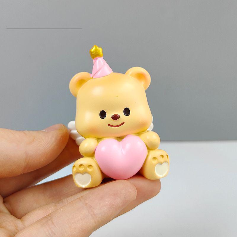 Butter Bear Blind Box Figure: Internet Celebrity Milky Little Bear Doll for Desktop or Car Decoration and Birthday Gift.