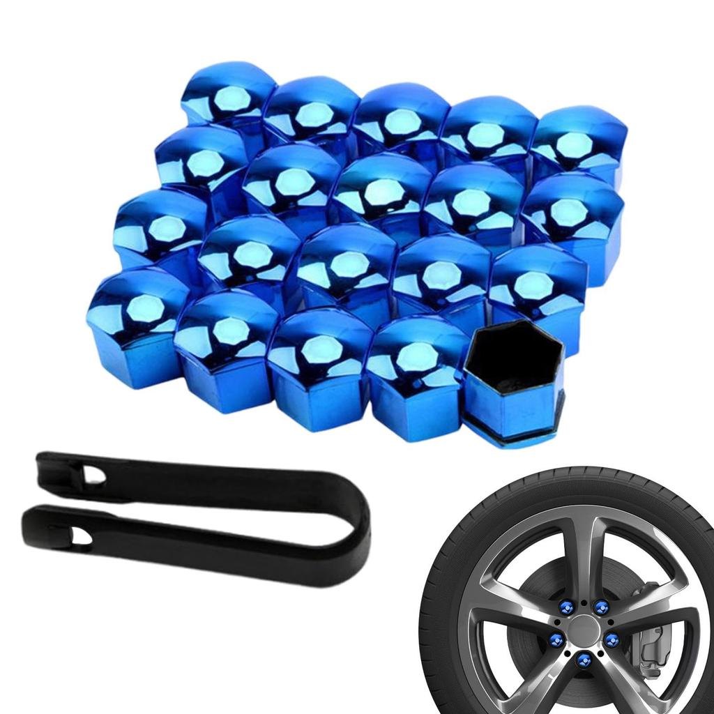 Wheel Nut Caps [Set of 20] Wheel Nut Rim Covers Car Tire Wheel Nut