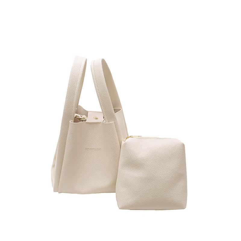 Single Shoulder Fashion Crossbody Bag With Solid Color And Letter Print Design