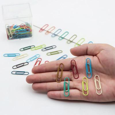 Creative Blue Metal Paper Clips: Versatile Shapes for Office and Bookmarks