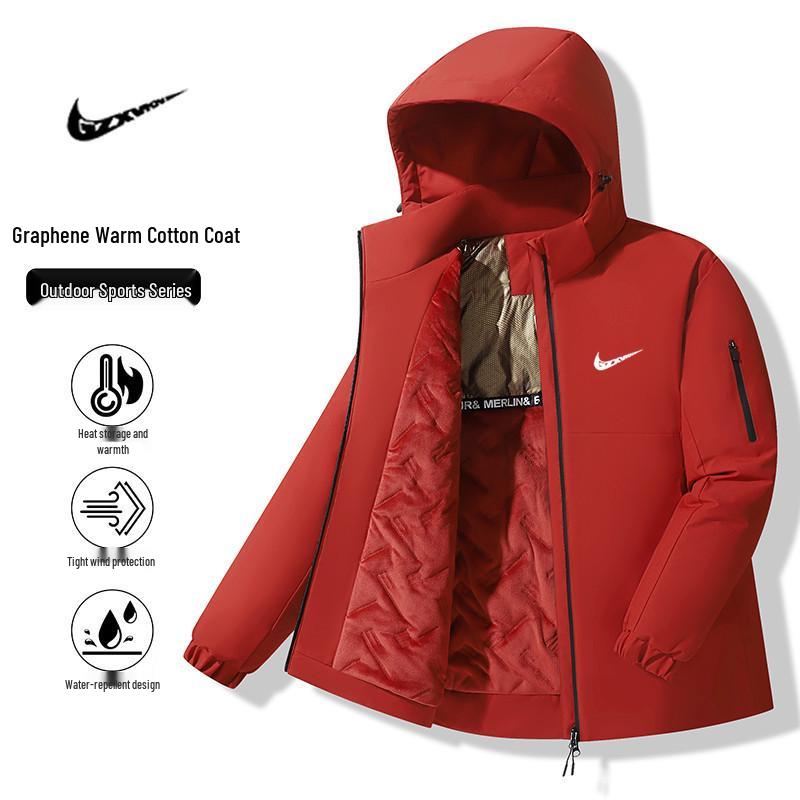 Waterproof Windproof Winter Graphene Cotton Jackets for Men and Women XL