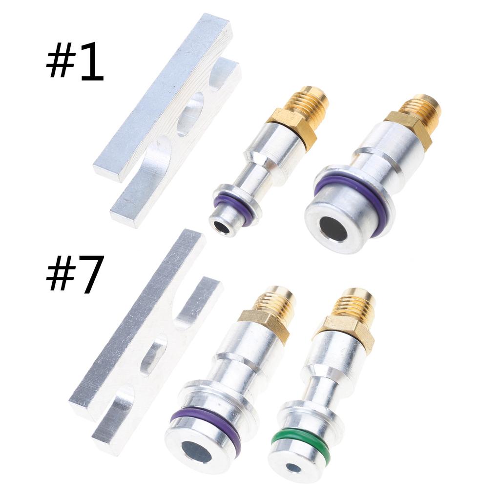 Tappo Tappo per Test di Perdita Condizionatore Auto Connettore Tubo Refrigerazione Strumenti di Manutenzione Rilevamento Perdite Tubo A/C Auto