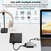 USB 3.2 Hub 4 in 1 USB C Hub USB-C/USB-A auf 10Gbps USB 3.2 Mini 4 Port USB Hub USB Typ C Multiport-Adapter Computerzubehör