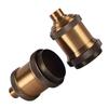 2Pcs Vintage E27 Light Socket 27Mm Threaded Base Lamp Holder for Decorative Edison Style Bulbs Easy Wiring Connection Setup