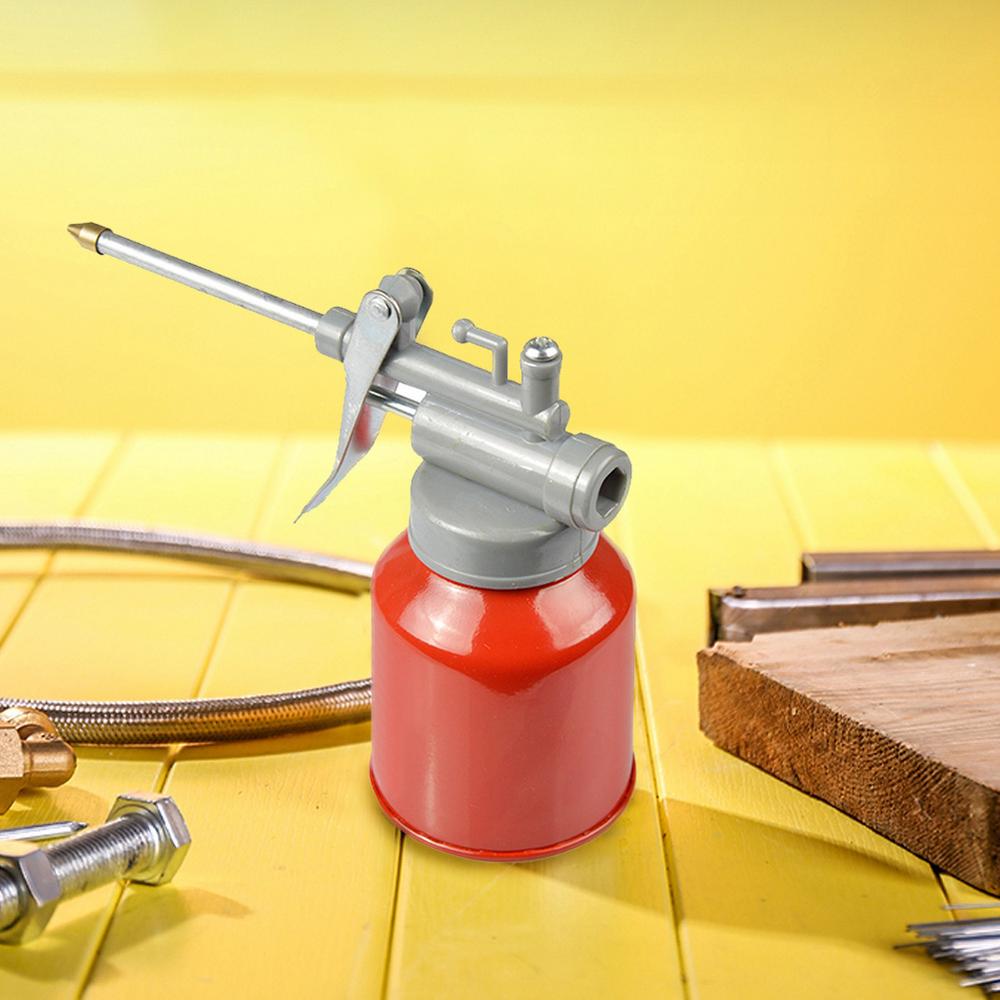 250ml Ölkanne Ausgießer Daumenpumpe Öler Ölkanne Topf Schmieröl Hochdruckpumpe Öler Fett zur Anwendung Autoreparaturwerkzeug