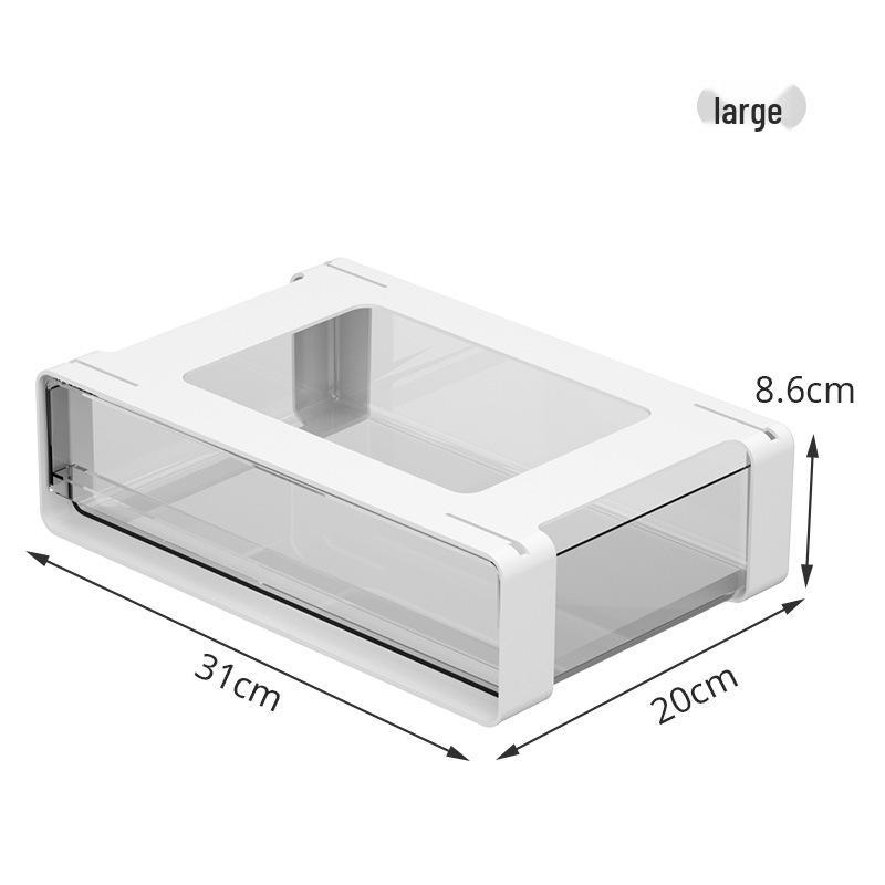 Tabletop Drawer & Pen Holder Organizer with Shelf
