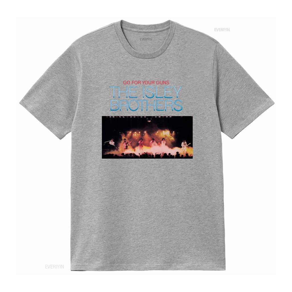 Go for Your Guns The Isley Brothers Funk T Shirt Retro Concert Design Music Lovers Pride Footsteps in Dark Style vintage