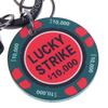 Ceramic Chip Lucky Dice Keychain Gaming Club Chip Pendant Multi Functional Round Chip Key Holder Pendant Keyring