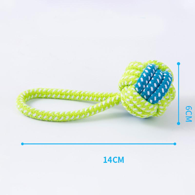 Cheap Cotton Rope Interactive Pet Bite Toy Dog Chew Toy
