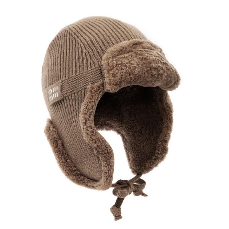 MIU MIU Beanie Wool Cashmere 5HC386 2CSR F0040