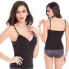 Plus-Size Women's Backless V-Neck Modal Camisole with Built-in Bra for Yoga