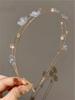 1 Simple Temperament Out Fine Flower Double-layer Hairband Summer New Exquisite Hair Accessories Headwear