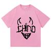 Chinopacas Devil Graphic Printing Hip Hop Vintage Tshirts American High Street Style Oneck High Quality Pure Cotton Unisex Unisex