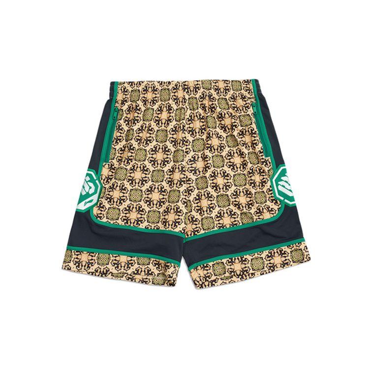Li Ning Paris Fashion Week SS20 Series Basketball Shorts Men shorts Brown AAPQ015-2