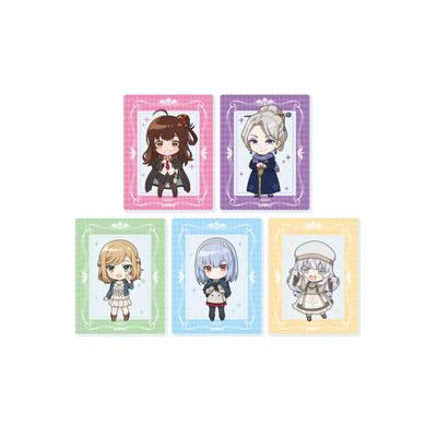 TV Anime [Until a Witch Dies] 01 [Official Illustration] Acrylic Card Complete Set (5-Piece Box)