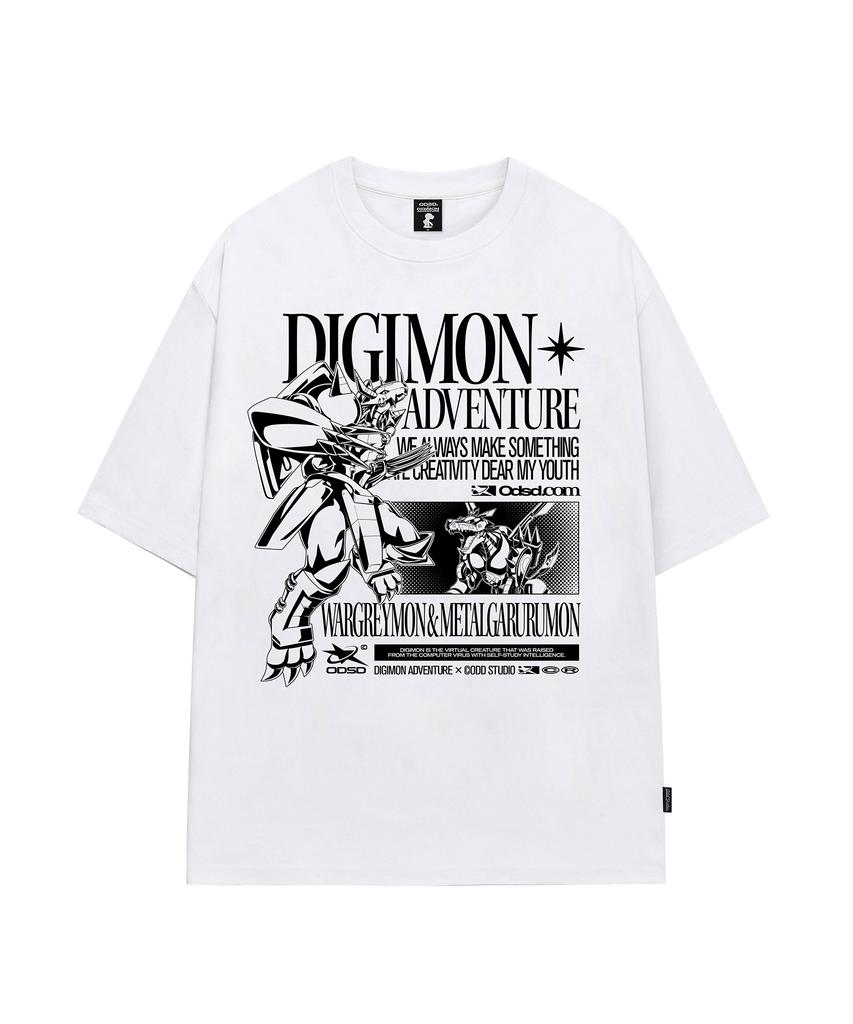 ODDSTUDIO [Digimon Adventure] Mega Stage Digimon Overfit T-Shirt - 3 Colors